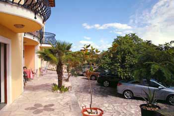 Parkplatz Istrien Villa